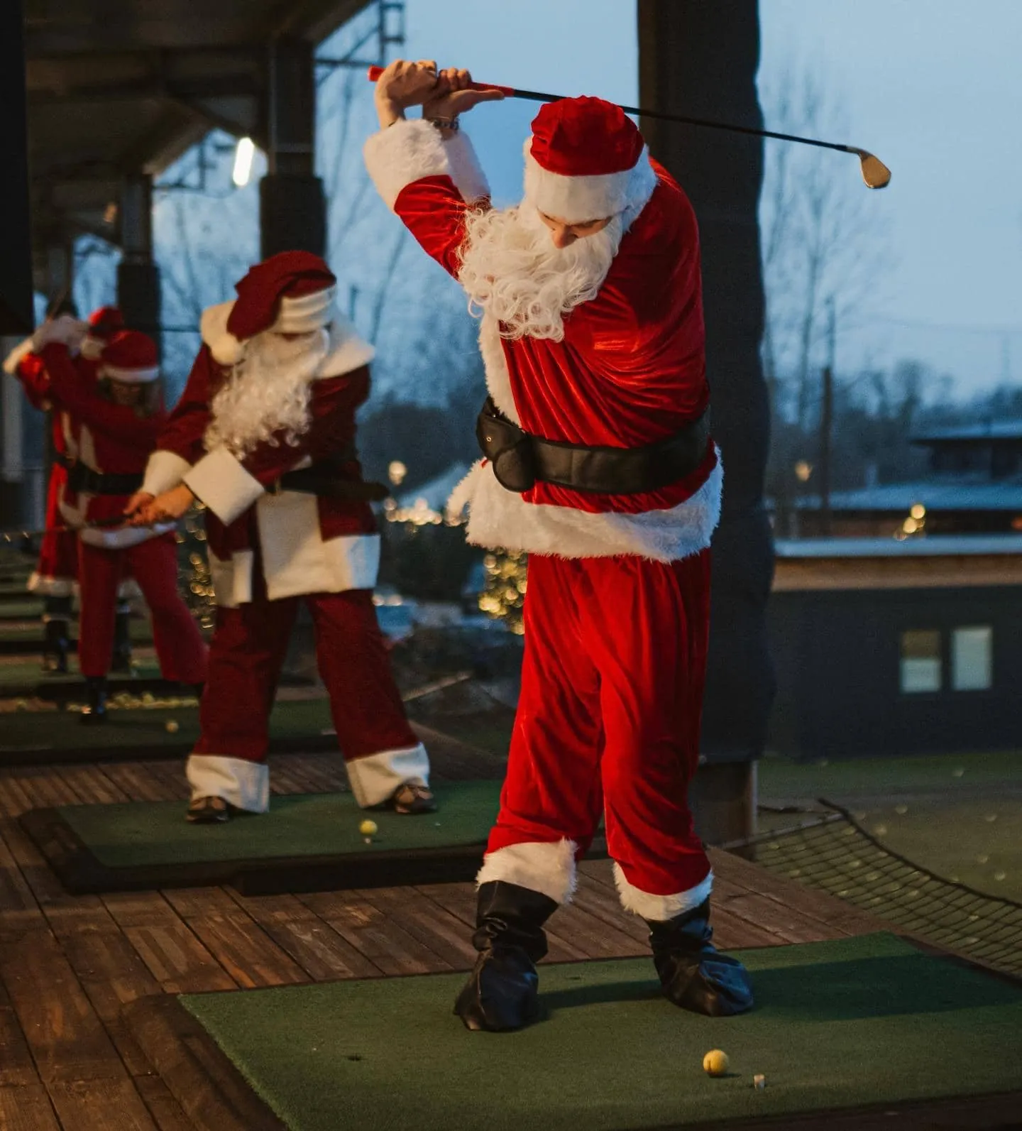 Golf Lounge Hamburg festive ambiance