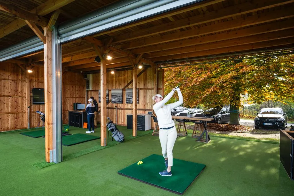TrackMan training setup