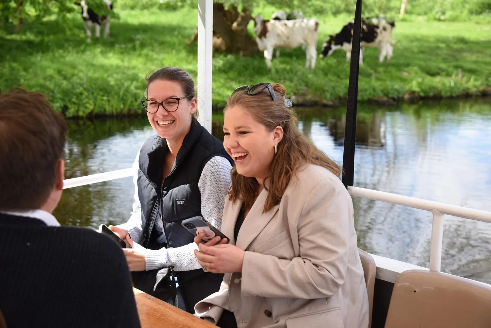 Lachen und Spaß beim Teamevent