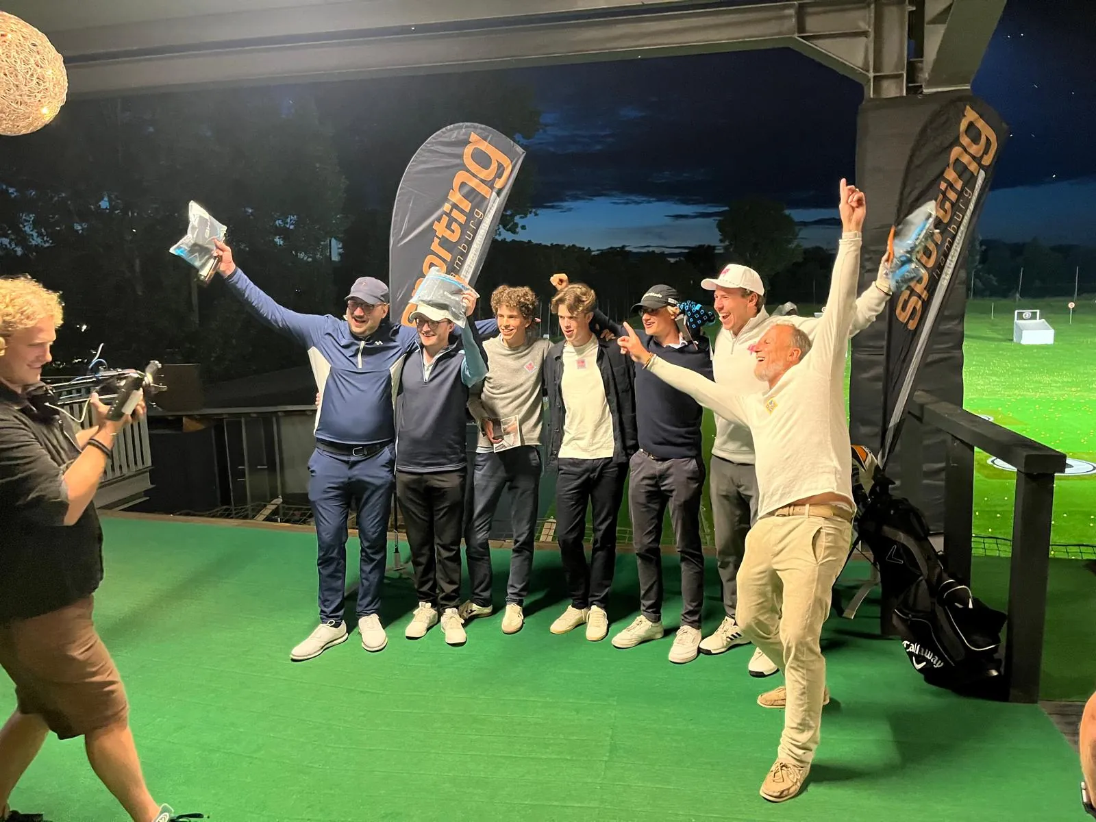 Sporting Golf Clash celebration