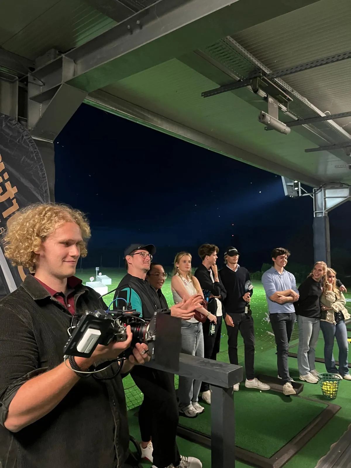 DJ at golf event
