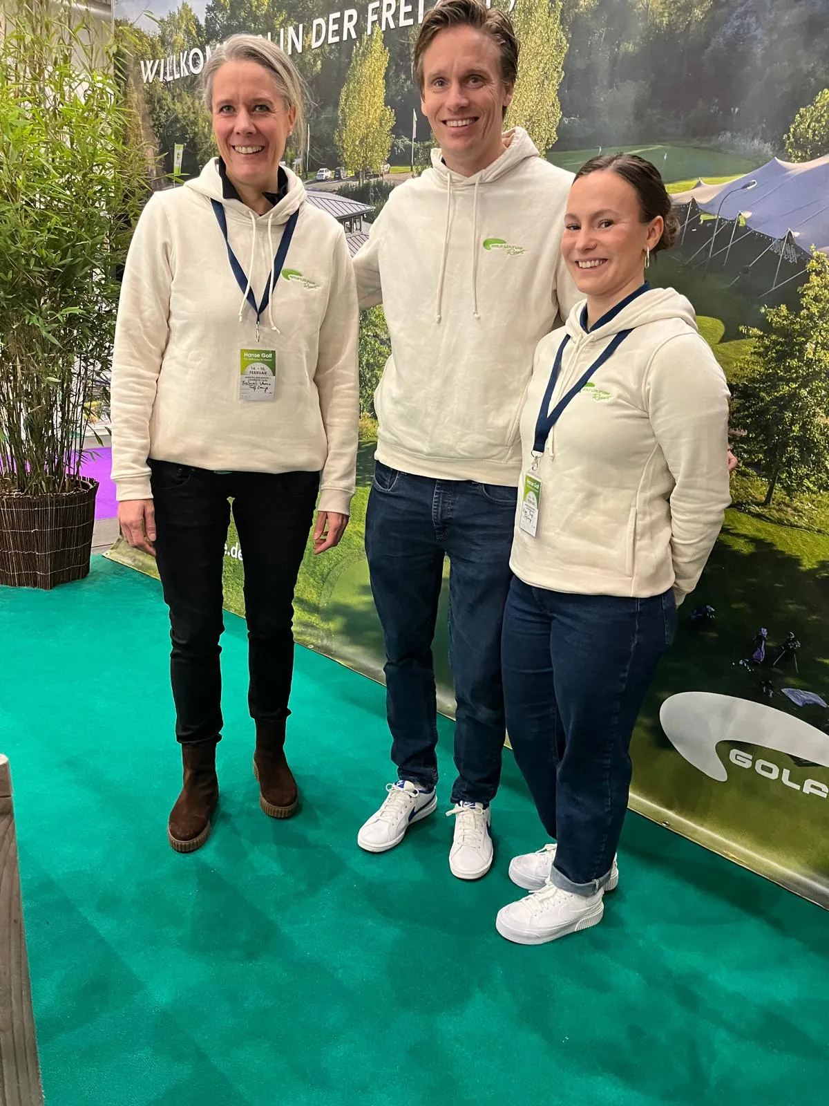 Golf Lounge Team auf der Hanse Golf 2025